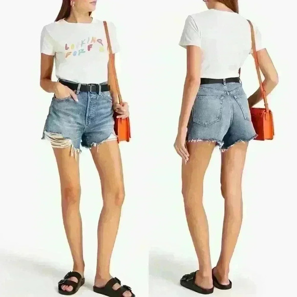 RE/DONE Looking for Fun Print Baby Tee - Picture 8 of 16